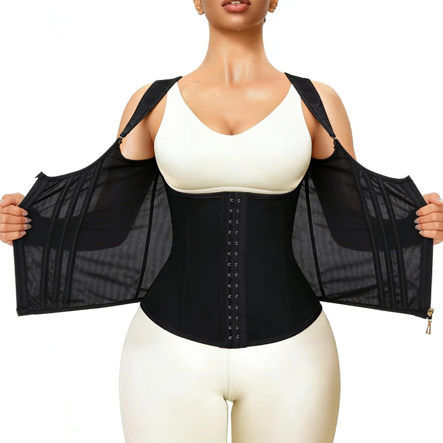 Women's Mesh Steel Bone Corset Body Shaper