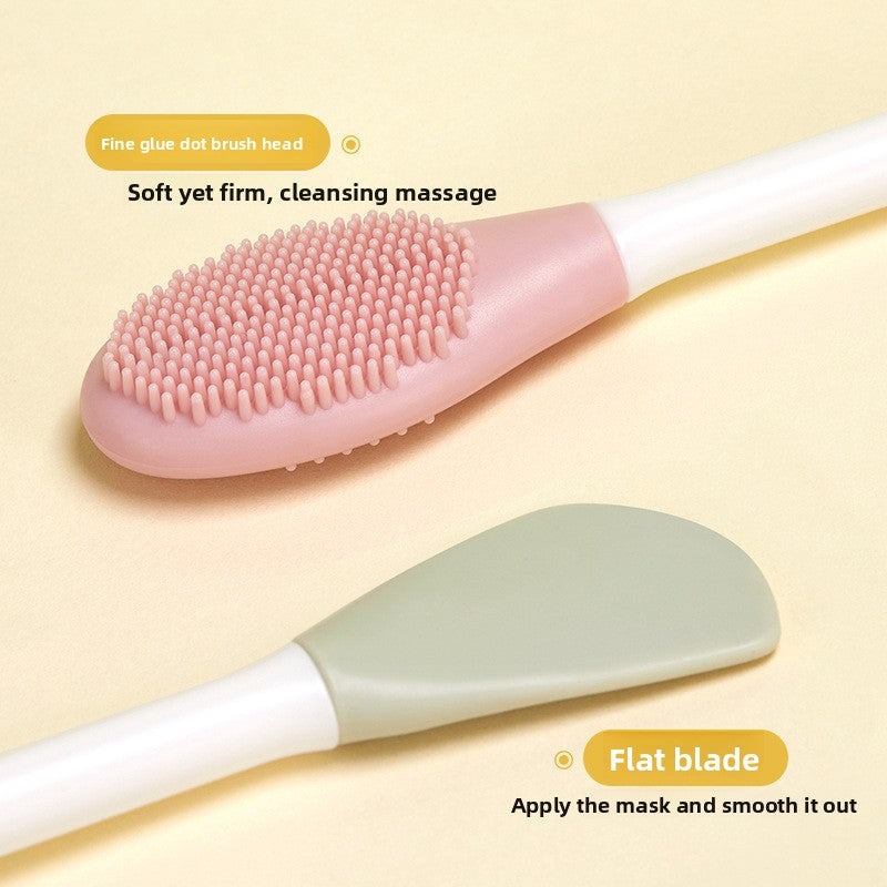 Double-Ended Silicone Facial Mask Application Brush