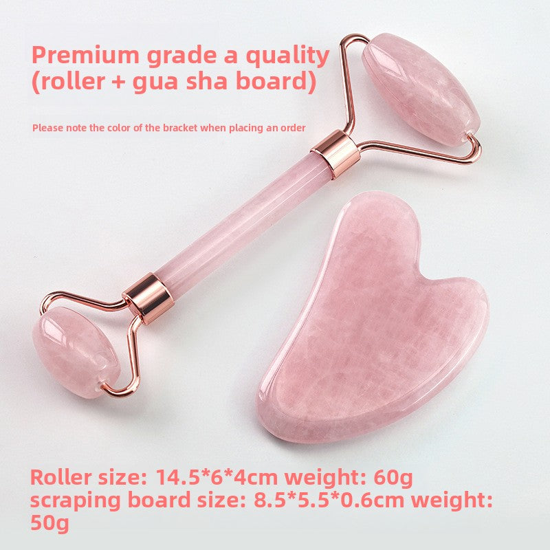 Jade Facial Massager Roller and Scraper
