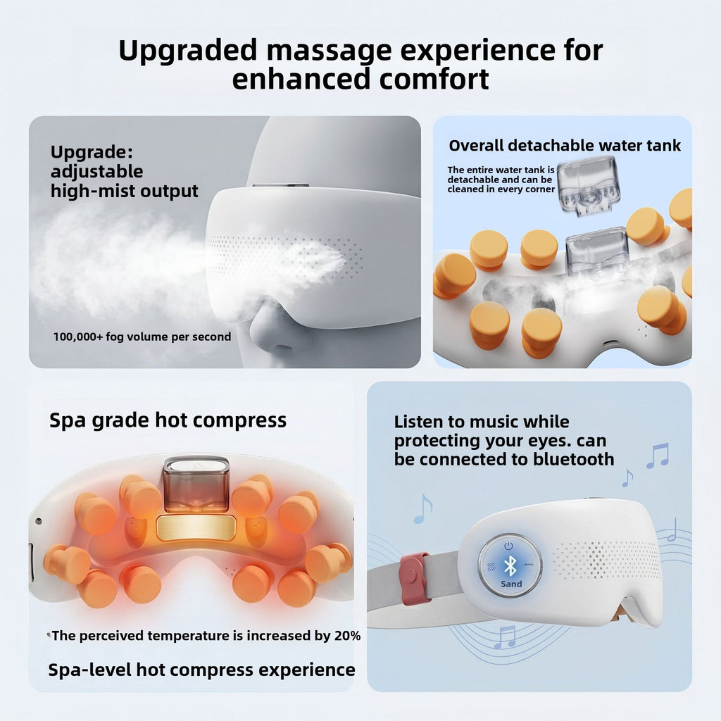 Steam Atomizing Eye Massager with Hot Cold Compress