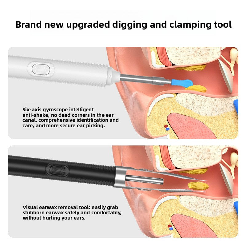 LED Lighted Ear Pick Cleaning Tool Set with Tweezers